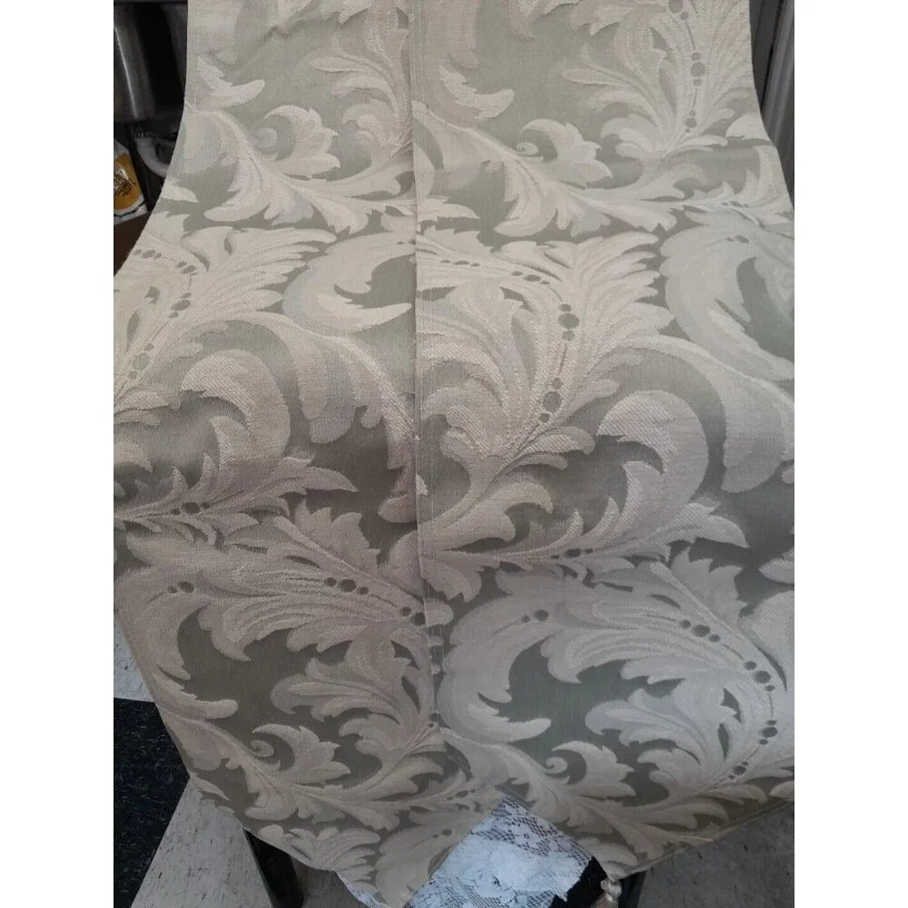 2 Newport Olive Green Table Runners 68
